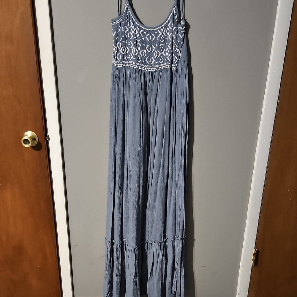 Dusk Blue Maxi Dress